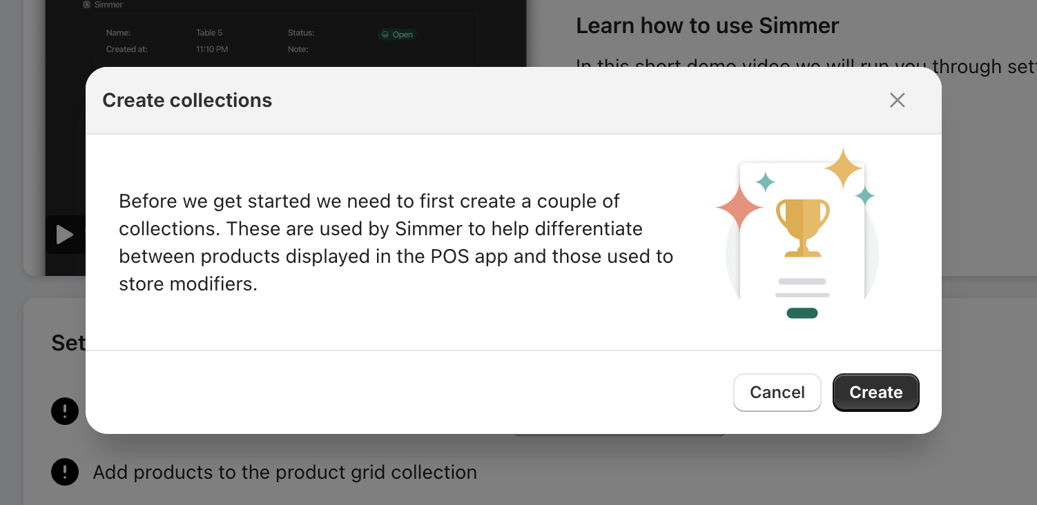 Create Simmer collections