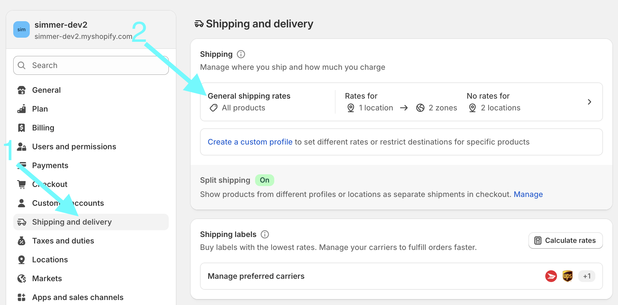 Add pickup shipping method